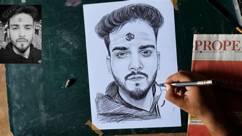 Aaj Banaya Elvish Yadav Ka Pencil Sketch Thesocialfactory Elvish