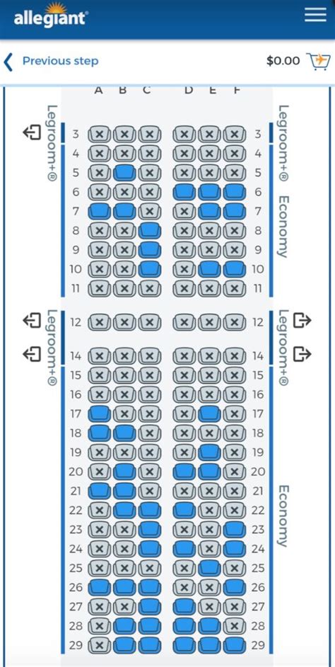 Allegiant Airline Seat Map | Brokeasshome.com