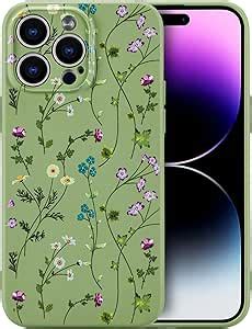 Amazon Raleavo Floral Case For Iphone Pro Liquid Silicone Case