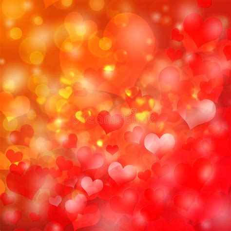 Heart Shaped Bokeh Background Stock Illustrations 1055 Heart Shaped