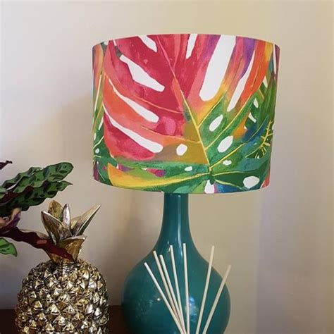 Colourful Light Shade Tropical Home Interior Lampshades Ceiling