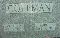 Sophia McAdams Coffman 1882 1950 Mémorial Find a Grave