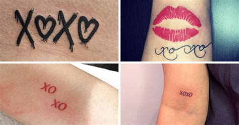 21 XOXO Tattoo Ideas To Inspire A New Jewel On Your Skin