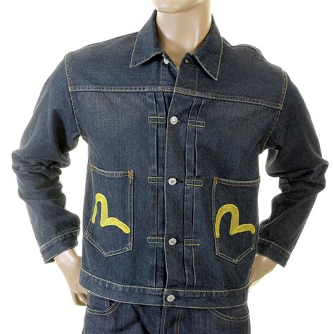 Buy Original Two Pocket Evisu Denim Jackets For Men Niro Fashion