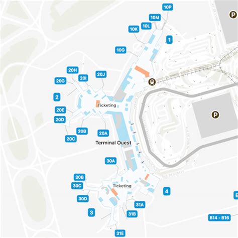 Paris Orly Airport Map | ORY Terminal Guide