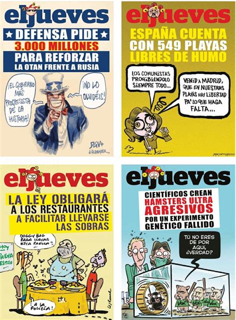 El Jueves La Revista Que Sale Los Mi Rcoles Y Sus Portadas Comic