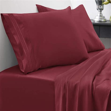 Amazon.com: Queen Size Bed Sheets - Breathable Luxury Sheets with Full ...