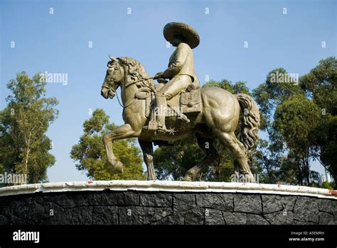 emiliano zapata statue - mexico city Stock Photo - Alamy