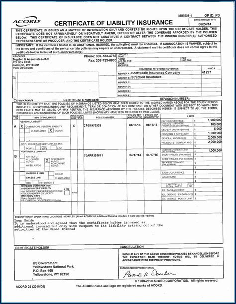 Fillable General Liability Acord Form Form Resume Examples Ykvbbbllvm