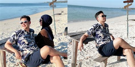 Foto Angga Wijaya Pamer Kemesraan Bareng Istri Dan Nikmati Hidup