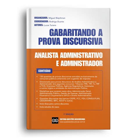 Questões Discursivas Analista Administrativo e Administrador