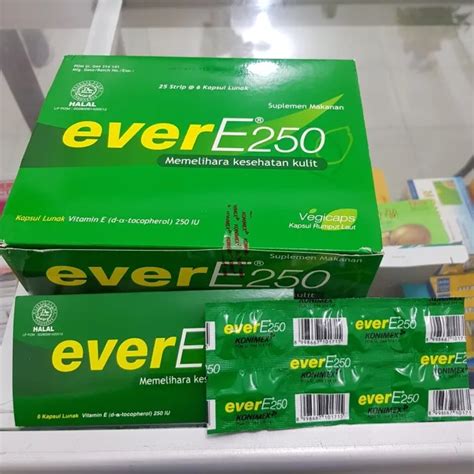 Cod Ever E Strip Isi Kapsul Lunak Vitamin E Iu Lazada Indonesia