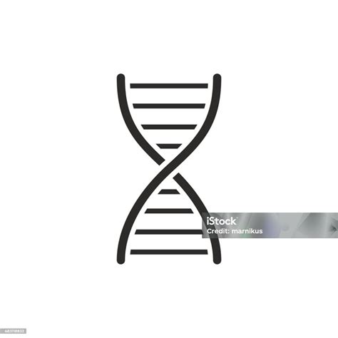 Dna Modern Flat Icon Stock Illustration Download Image Now Biological Cell Biology