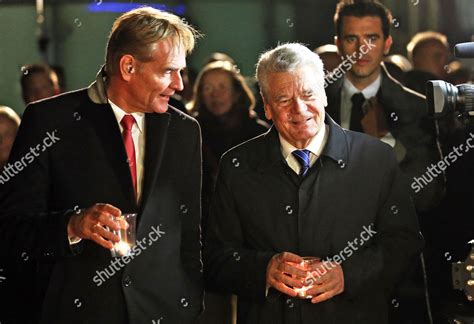 Germany President Joachim Gauck R Leipzig Editorial Stock Photo Stock