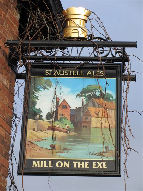 Exeter Pub Sign Mill On The Exe Long Time Since I Last Vis Flickr