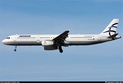 Sx Dvz Aegean Airlines Airbus A Photo By Spotter Zulu Id