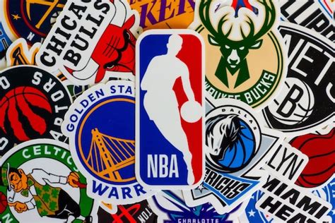 Nba Logo Stickers Waterproof Glossy Vinyl Nba Team Etsy