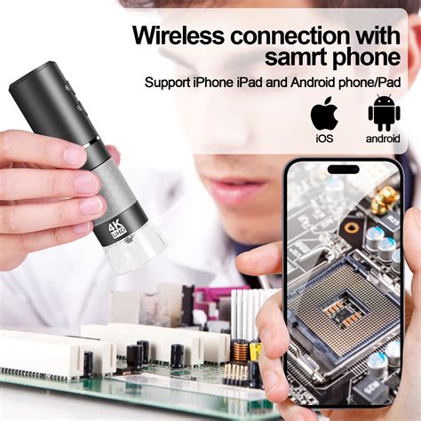 Snapklik Cainda 4K WiFi Digital Microscope Camera For IPhone