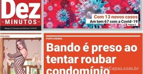 Capa Dez Minutos Sexta 27 de Março de 2020