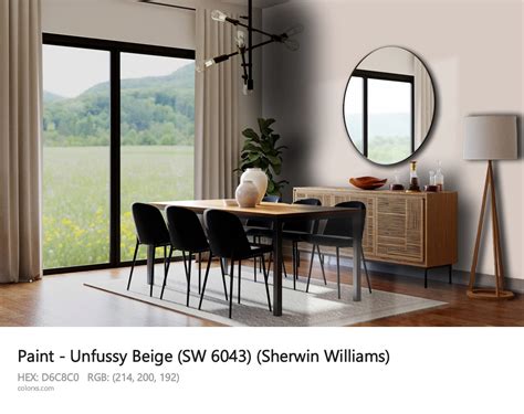 Sherwin Williams Unfussy Beige Sw 6043 Paint Color Codes Similar