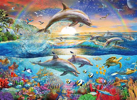 Dolphin Paradise 300 Pieces Ravensburger Serious Puzzles