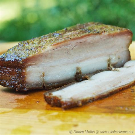 Maple Bourbon Smoked Pork Belly She Cookshe Cleans