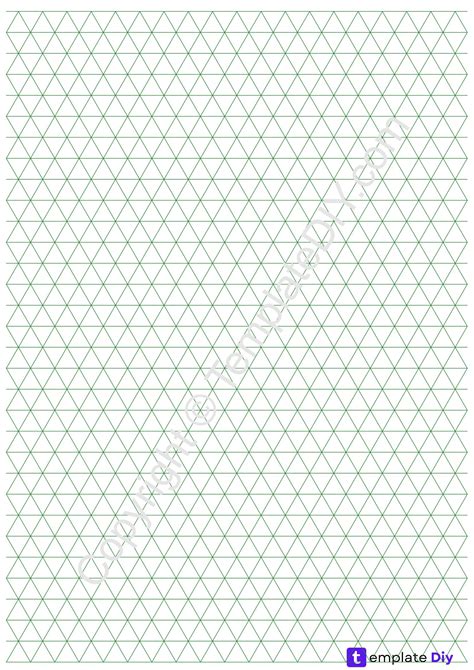 Isometric Graph Paper Is Graph Paper That Has A Unique Pattern