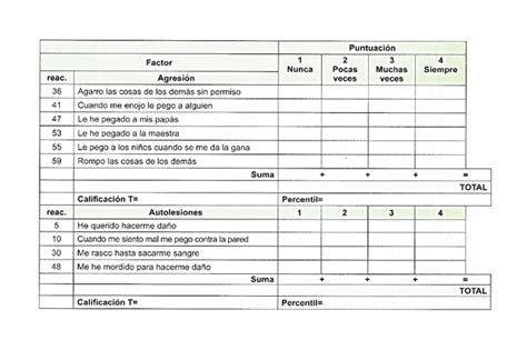 Software Bei Batería De Evaluación Infantil Corrección Con Software