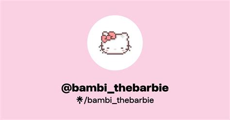 Bambithebarbie Instagram Linktree