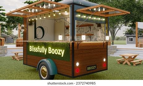 3d Modeling Rendering Food Trailer Design Stock Illustration 2372740985 ...