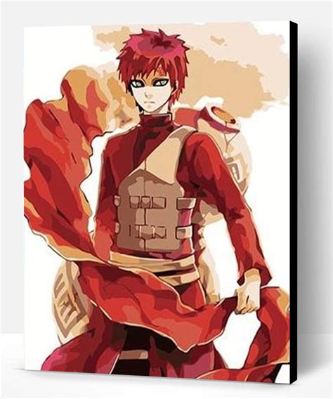 Gaara Son Of Desert Animation Paint By Numbers Paint By Numbers Pro