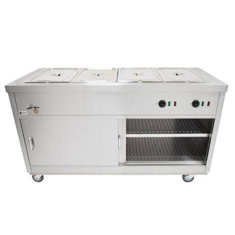 Parry HOT BM Mobile Hot Cupboard With Bain Marie Top Mm