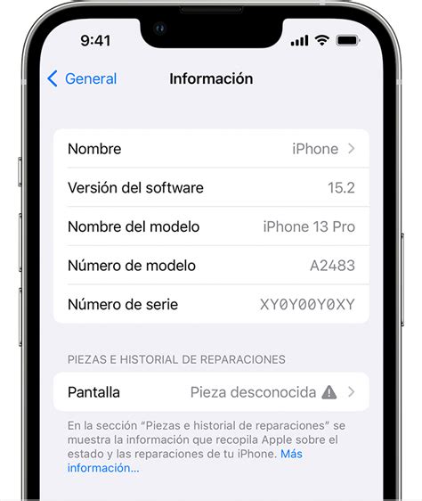 Historial De Servicio Y Piezas Del Iphone Soporte Técnico De Apple Es