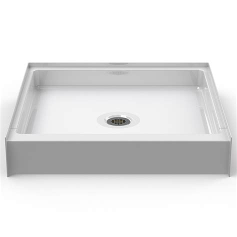 Curbed Shower Pan - Seamless 36x36