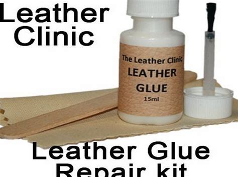 The Leather Clinic Leather Glue Repair Kit For Rips Tears And Holes