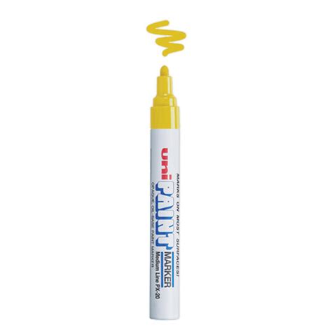 Permanent Marker Medium Bullet Tip Yellow