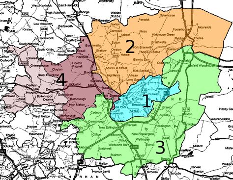 doncaster map