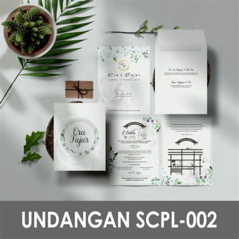 Jual SCPL 002 Blangko Undangan Griya Blangko Kosong Cetak Undangan