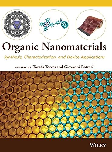 9781118016015 Organic Nanomaterials Synthesis Characterization And