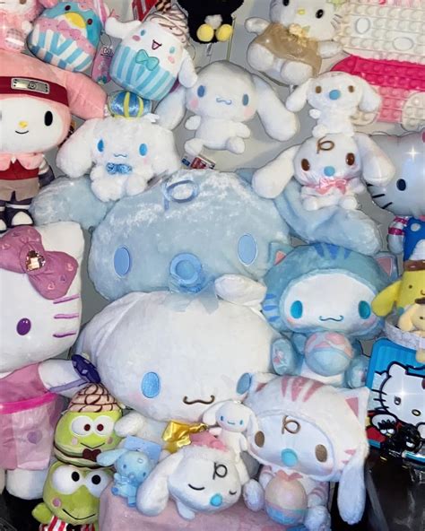my sanrio collection 💓 my favorite characters are cinnamoroll and milk ...