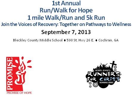 Racer Pal - Cochran Promise of Hope Walk/Run for Hope