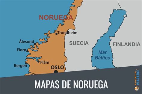 Mapas De Noruega El Pa S De Los Fiordos Del Norte