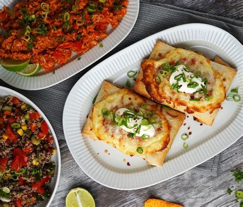 Enchiladas Med Kylling Nem Og L Kker Mexicansk Opskrift I