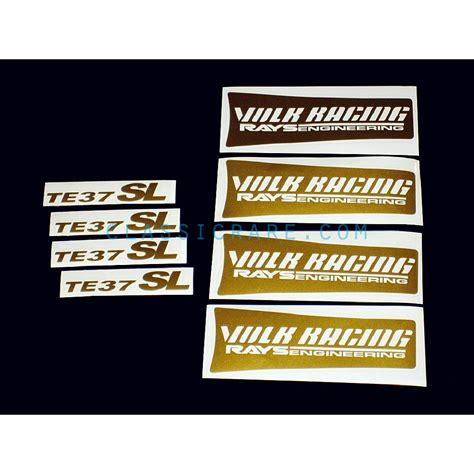 Te Sl Volk Racing Rays Engineering Inch Decal X Pcs