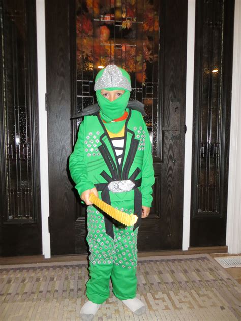 The Costume I Made Carter For This Halloween Ninjago Lloyd Green