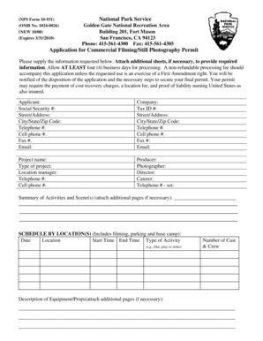 Nps Form Golden National Park Service Np S Fill Out And Sign