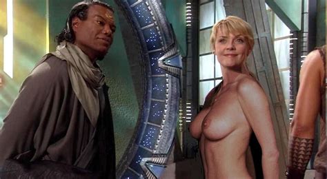 Post 2098042 Amanda Tapping Christopher Judge Fakes Samantha Carter