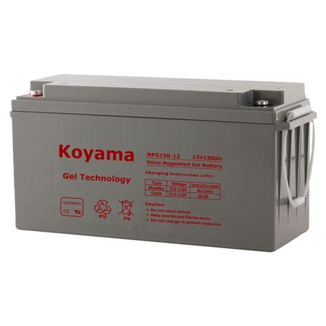 12v 150ah Valve Regulated Gel Technology Battery Solar Battery Npg150
