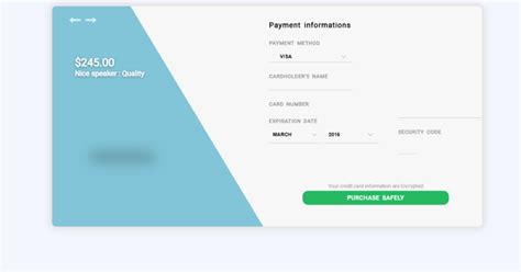 40 Checkout Forms Using HTML CSS JS Free Code Demo