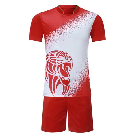 2021 Soccer Wear Men Uniforms Sublimation Jersey Factory Made With